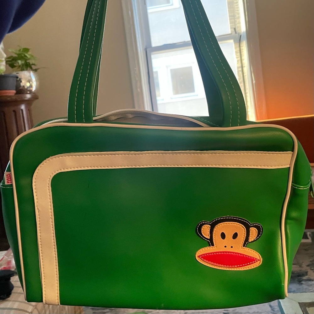Vintage Paul Frank Green Tote